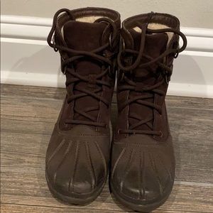 Brown Ugg duck boots